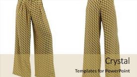  Presentation with trousers - Amazing presentation theme having trousers on the model isolated backdrop and a  colored foreground