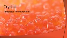  Presentation with trout - Cool new presentation with trout farm - salmon roe or ikura used backdrop and a coral colored foreground