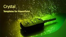  Presentation with fiber optics - Presentation theme having truck art - fiber optics background with lots background and a  colored foreground