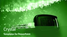  Presentation with fiber reinforced polymer - PPT theme featuring truck art - fiber optics background with lots background and a forest green colored foreground