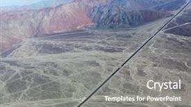  Presentation with highway - Colorful theme enhanced with truck art - pan-american highway and the nazca backdrop and a gray colored foreground