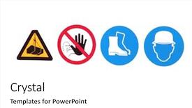  Presentation with thank you sign - Slides with truck art - sign background and a white colored foreground