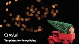  Presentation with green tree - Cool new presentation with truck carrying a green pine backdrop and a  colored foreground