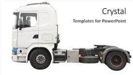  Presentation with pebble under ripple water - Theme having trucker under the white background background and a white colored foreground