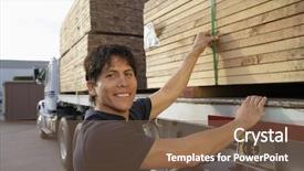  Presentation with loading - PPT layouts enhanced with  background and a  colored foreground.