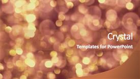  Presentation with abstract purple and brown floral - Cool new PPT layouts with true colors - colorful abstract bokeh background brown backdrop and a coral colored foreground