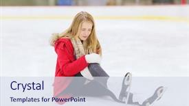  Presentation with knee pain - Audience pleasing PPT theme consisting of truma - people sport trauma pain backdrop and a sky blue colored foreground