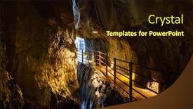  Presentation with falls - Theme having trummelbach-falls-the-biggest-waterfall background and a wine colored foreground