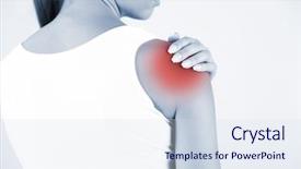  Presentation with pain - Theme enhanced with trunk treat - pain in blades the girl background and a  colored foreground