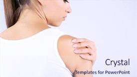  Presentation with pain - Beautiful PPT theme featuring trunk treat - pain in blades the girl backdrop and a  colored foreground