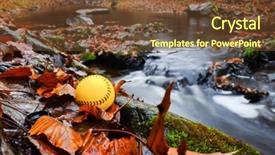  Presentation with fall foliage - Cool new slide deck with trust fall - autumn foliage with colorful trees backdrop and a  colored foreground