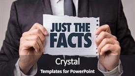  Presentation with truth - Cool new presentation theme with truth - just the facts backdrop and a dark gray colored foreground