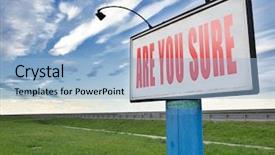  Presentation with doubts - Amazing presentation having truth confident and no suspicion backdrop and a light blue colored foreground