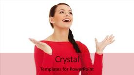  Presentation with young grey maine coon cat - PPT layouts featuring trying to catch something falling background and a crimson colored foreground