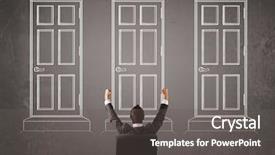  Presentation with doing the right thing - Presentation design consisting of trying to choose the right background and a  colored foreground