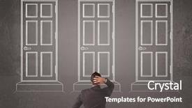  Presentation with chalkboard - Presentation theme consisting of trying to choose the right background and a  colored foreground