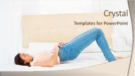  Presentation with close up of sundew drosera - Amazing PPT theme having trying to close her jeans backdrop and a cream colored foreground