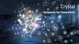  Presentation with acid base balance - Slide deck consisting of trying to find balance 3d background and a ocean colored foreground