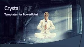  Presentation with find - PPT theme enhanced with trying to find balance mixed background and a  colored foreground