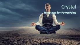  Presentation with find - Slides enhanced with trying to find balance mixed background and a ocean colored foreground