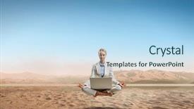  Presentation with find - Audience pleasing theme consisting of trying to find balance mixed backdrop and a  colored foreground