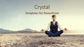  Presentation with find - Presentation theme enhanced with trying to find balance mixed background and a soft green colored foreground