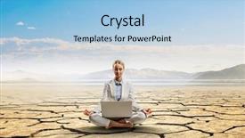  Presentation with find - Amazing PPT theme having trying to find balance mixed backdrop and a light blue colored foreground