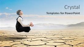  Presentation with find - Audience pleasing slide deck consisting of trying-to-find-balance-mixed backdrop and a light blue colored foreground