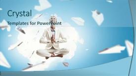  Presentation with work life balance - Amazing slide deck having trying to find balance backdrop and a light blue colored foreground