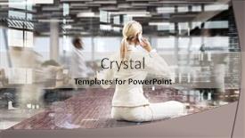  Presentation with positivity - Slide deck featuring trying to focus on positivity mixed media background and a soft green colored foreground