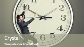  Presentation with yelling - PPT theme having trying to stop a time background and a gray colored foreground