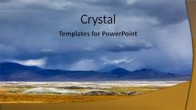  Presentation with kashmir - Amazing PPT theme having tso kar - fluctuating salt lake backdrop and a seafoam green colored foreground