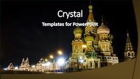 Presentation with nighttime - PPT layouts with tsum tsum - nighttime view of st basil background and a  colored foreground