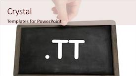  Presentation with name - Amazing presentation design having tt - tt domain name backdrop and a lemonade colored foreground