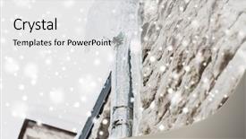  Presentation with housing - PPT theme enhanced with culvert - season housing and winter concept background and a white colored foreground