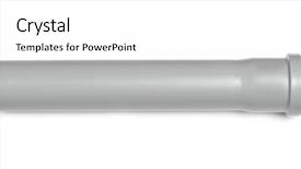  Presentation with sewer - Amazing theme having sewer pipelines - short plastic pipe isolated backdrop and a white colored foreground