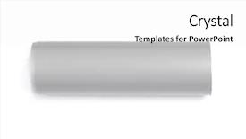 Presentation with pipe - PPT layouts consisting of sewer pipelines - short plastic pipe isolated background and a white colored foreground