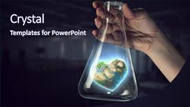  Presentation with research - Presentation theme having  background and a  colored foreground