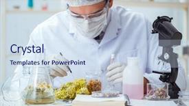  Presentation with oil and perfumes - Amazing presentation theme having tube rose - chemist mixing perfumes backdrop and a sky blue colored foreground