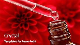  Presentation with dahlia - Slide deck with shining - gold border sequins golden shine background and a pink colored foreground.