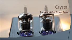  Presentation with sound - Slide deck consisting of tube-sound-a-vacuum-tube background and a soft green colored foreground