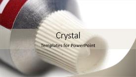  Presentation with ointment cream tube - Presentation with tube with ointment background and a soft green colored foreground