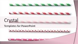  Presentation with crumpled paper various balls - Theme enhanced with tubes - various paper straws isolated background and a lemonade colored foreground