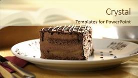  Presentation with tea cake - Amazing presentation having tuckshop - close up shot backdrop and a cream colored foreground