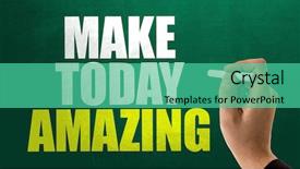  Presentation with today - PPT layouts with tuesday - make today amazing background and a seafoam green colored foreground