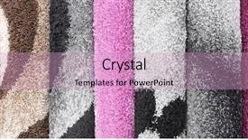  Presentation with roll fabric in store room - Colorful PPT theme enhanced with tufts - carpets variety selection rolled up backdrop and a lemonade colored foreground
