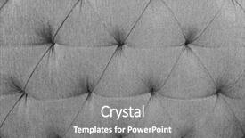  Presentation with chesterfield - Presentation theme having tufts - chesterfield style checkered soft tufted background and a gray colored foreground