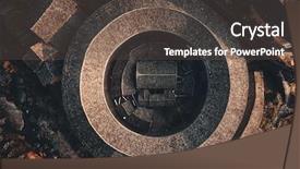  Presentation with dwelling - PPT theme consisting of tulou the unique dwelling background and a dark gray colored foreground