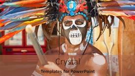  Presentation with drums - Cool new slides with tulum-mexico-july-15-unknown backdrop and a red colored foreground