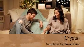  Presentation with entertainment - Theme with tumble - entertainment and people concept background and a coral colored foreground